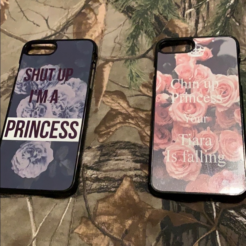 Two princess iPhone 7/8+ cases